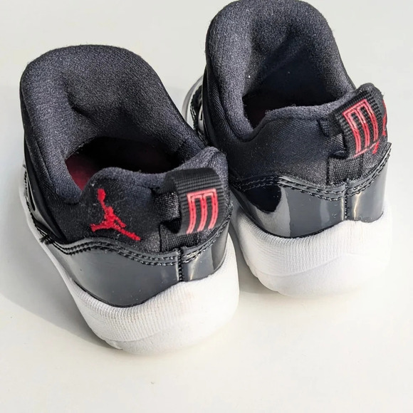 Nike Toddler Kids Air Jordan 11 Little Flex Sneakers Size 5C Black - Picture 3 of 7